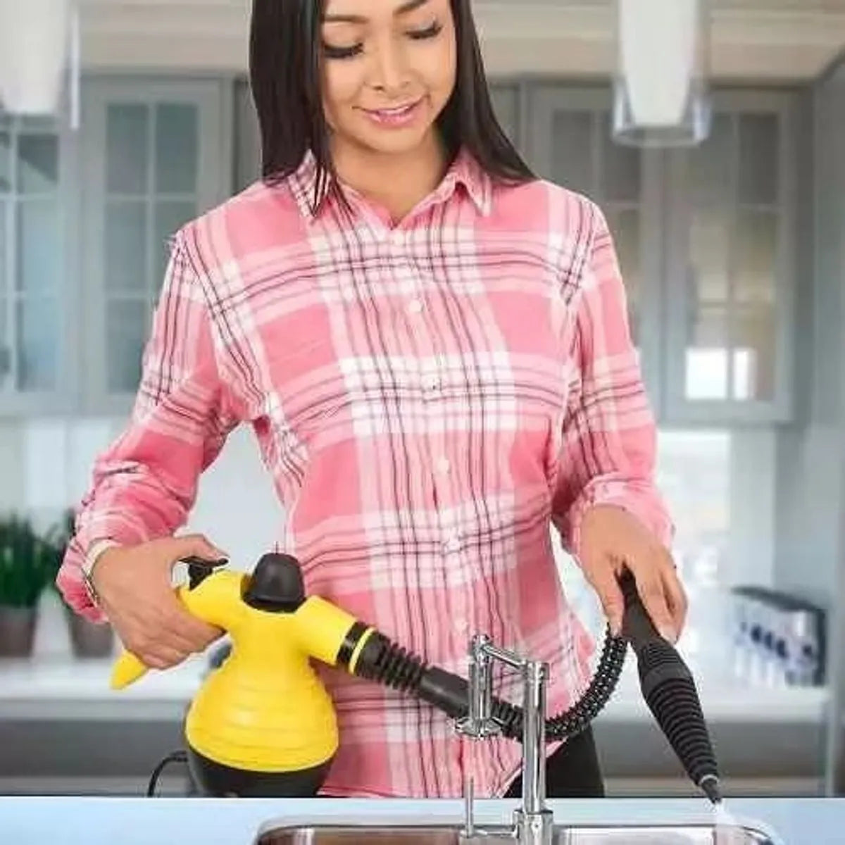 Limpiador a Vapor Eléctrico Multifuncion