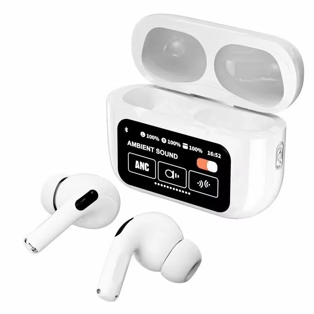 ¡Audifonos Pantalla A9 Pro Airpods con cancelacion de ruido!
