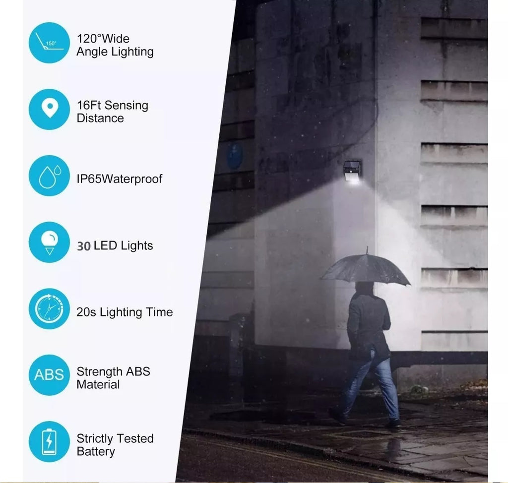 ¡¡X4 Lámparas de Panel Solar Para Exteriores!!