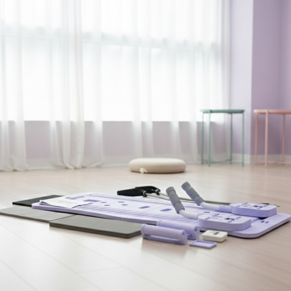 Tabla Pilates y Push up Con Elasticos