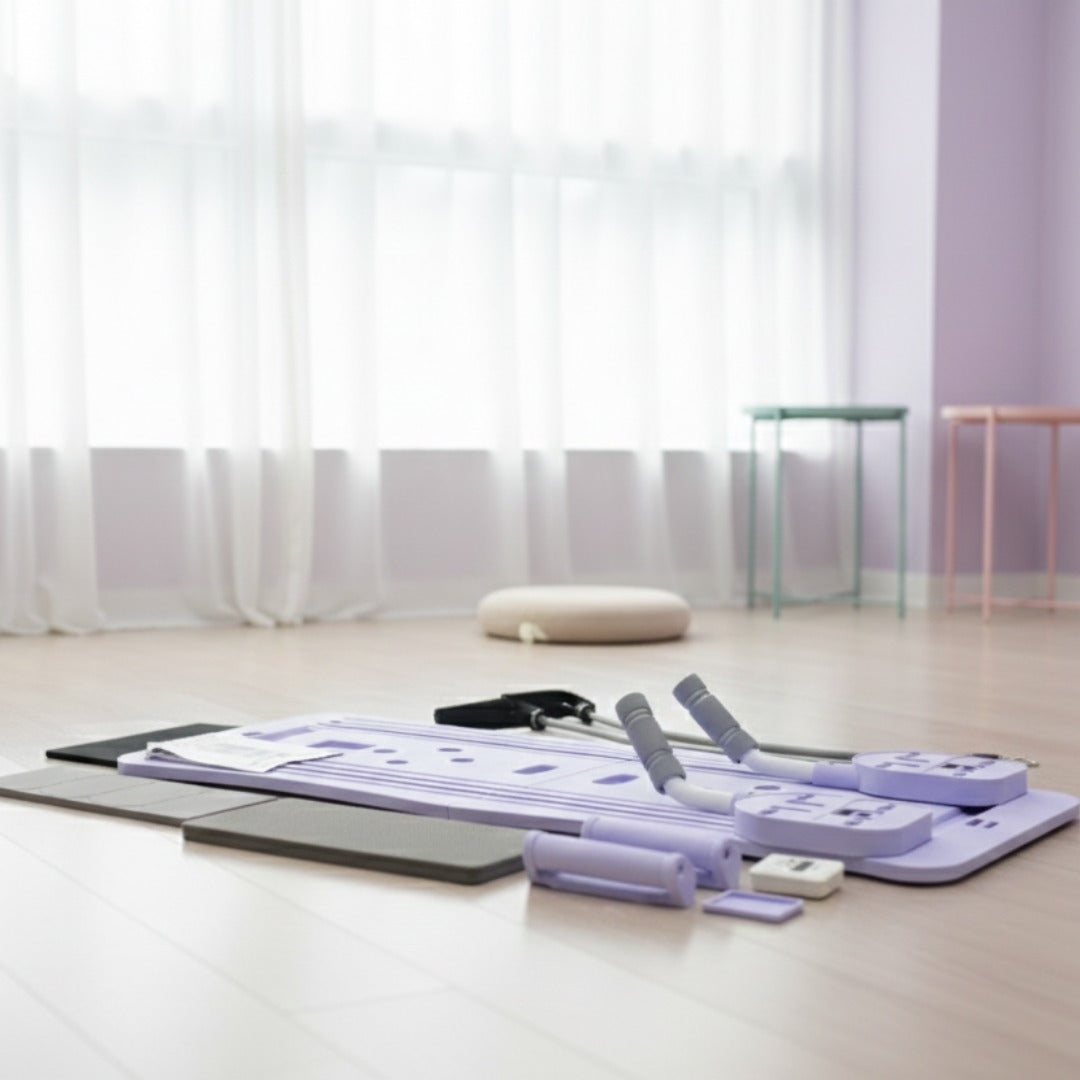 Tabla Pilates y Push up Con Elasticos