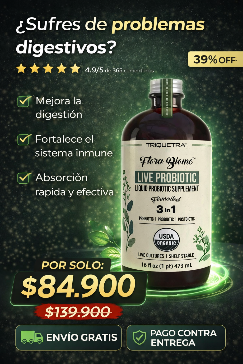 LIVE PROBIOTIC - SALUD DIGESTIVA