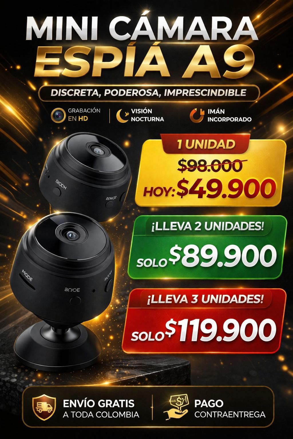 Mini cámara espía A9