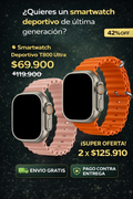 Smartwatch Deportivo T800 Ultra Pantalla