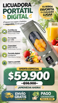🍓⚡¡¡LICUADORA PORTATIL DIGITAL!!