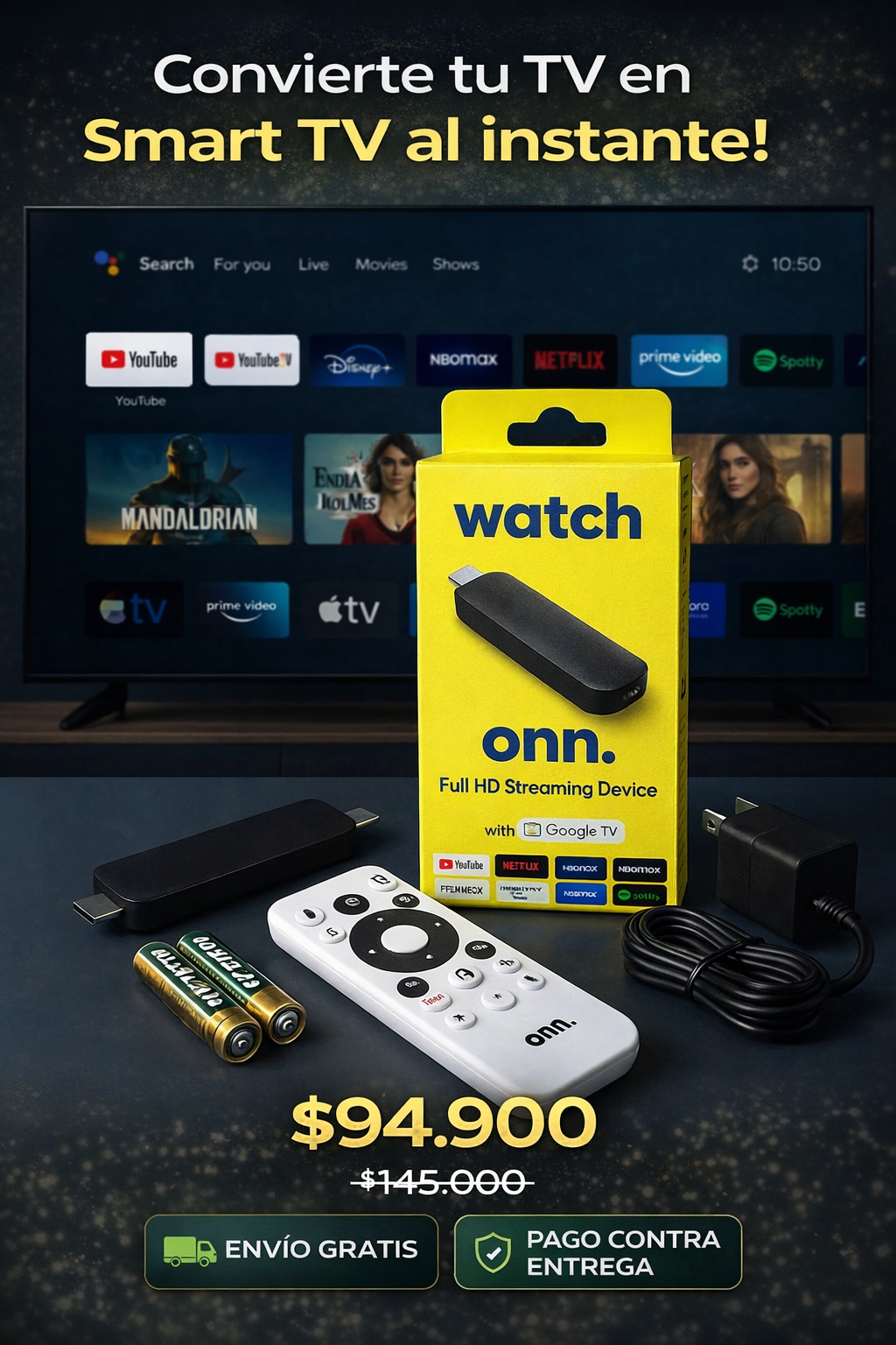 Tv stick watch om - 📺✨ ¡Convierte tu TV en un Smart TV PRO en segundos al mejor precio del mercado!!🚀 Transmisión