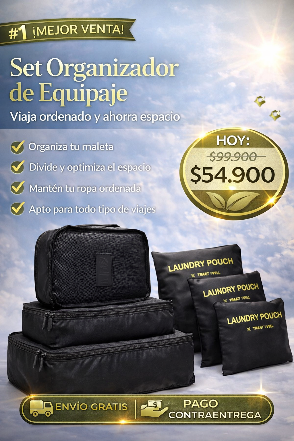 ¡¡Super Set  organizador de equipaje!!