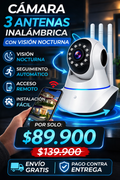 ¡SUPER CAMARA 3 ANTENAS V380!