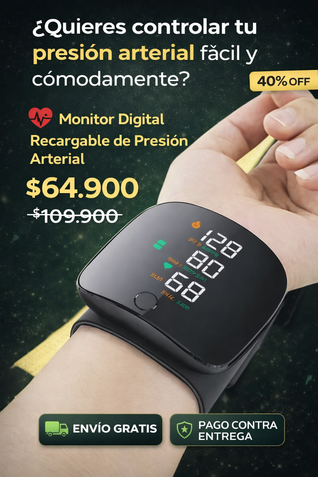 Tensiometro Digital Recargable