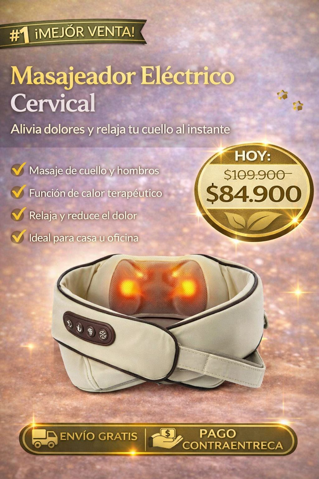 Masajeador Eléctrico Cervical