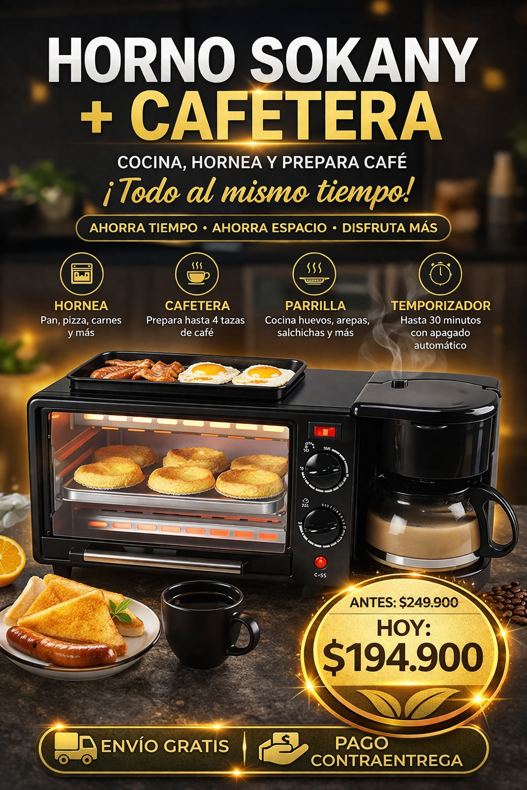 ¡¡Horno Sokany + cafetera!!